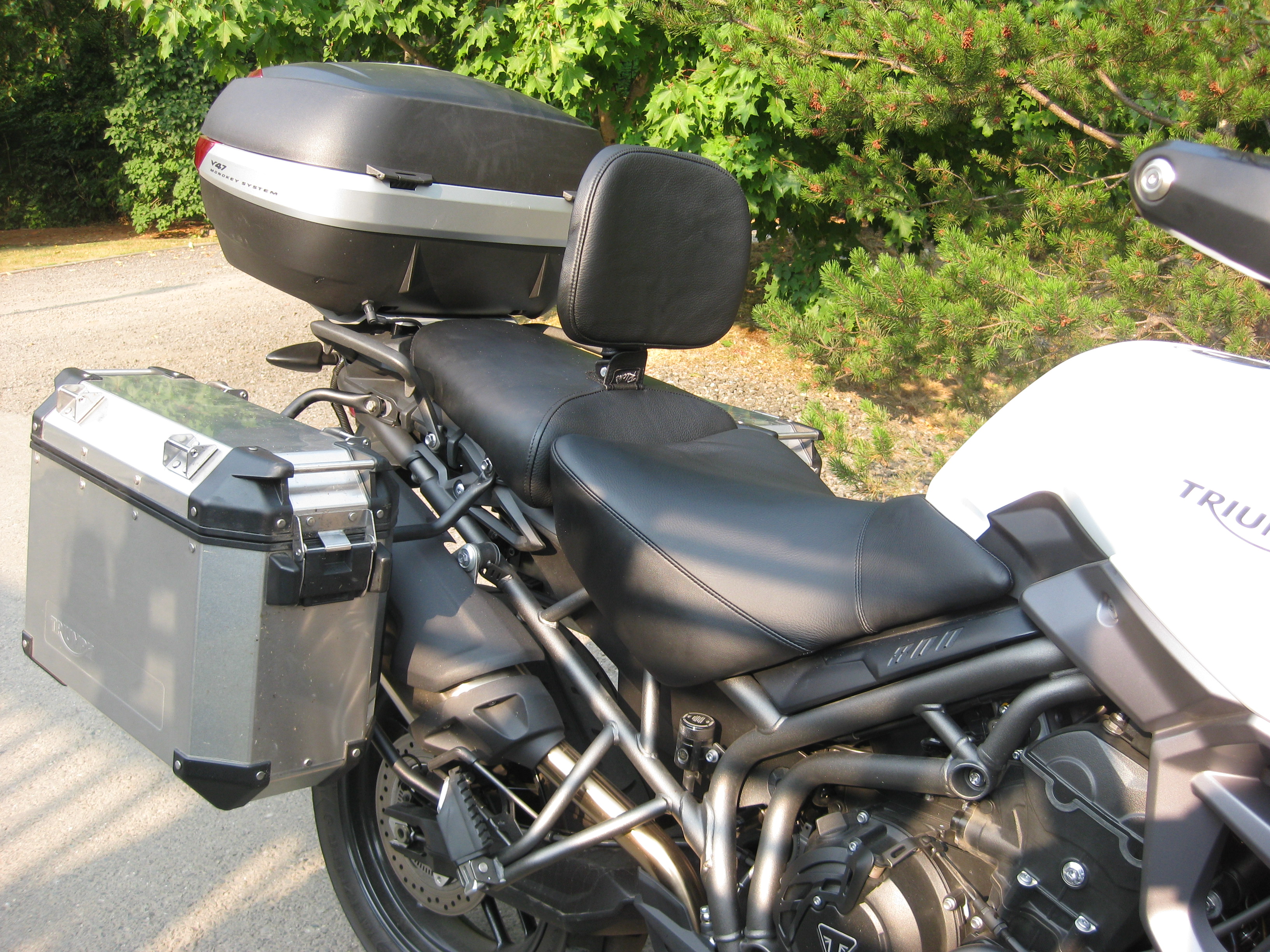 triumph tiger 850 sport seat height