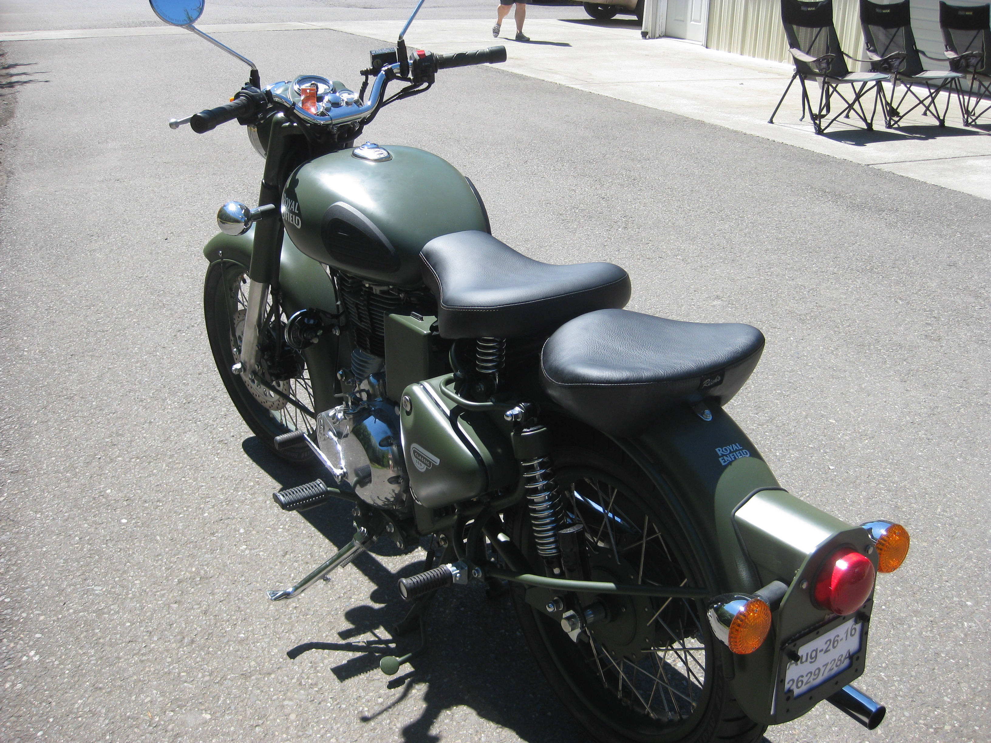 royal enfield classic low seat