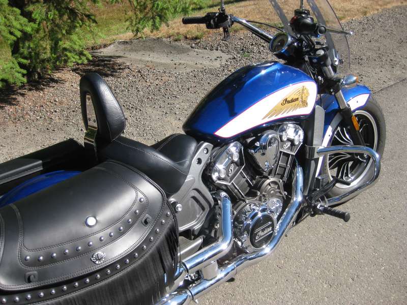 indian scout 2 up seat